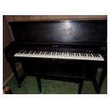 EBC001 Upright Black Baldwin Hamilton Piano & Bench