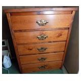 EBC003 Wooden Dresser  with Assorted Books