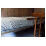 EBC012 Twin Size Wooden Bunk Bed w/ Bookshelf Headboard