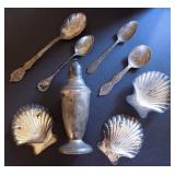 EBC034 Sterling Silver Dishes and Shaker and More!