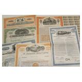 HMT003 Vintage Genuine Railroad Stock Certificates Lot #3