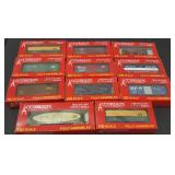 HMT017 Eleven Accuready HO Scale Trains with Metal Wheels