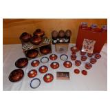 PCC012 Beautiful Lacquer Japanese Bowls