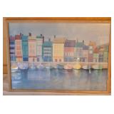 PCC043 Honfleur Harbor Framed Print