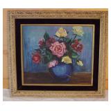 PCC044 Original Framed Painting of Flowers