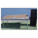 PCC101 Wooden DVD Storage Unit and Collapsible Table