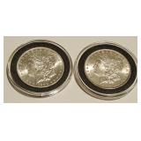 HCC009 1900 & 1901 Morgan Silver Dollars