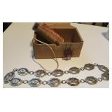 HCC041 Silver .925 Necklace Buckle, Hair Clip, Vintage Container