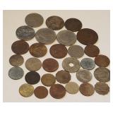 HCC044 Thirty Coins From Around the World 1940-1970