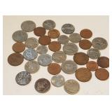 HCC047 Thirty-four Coins from Around the World