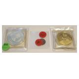 HCC057 24K Gold Kennedy, Kennedy Proofs, Indian Head