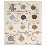 HCC064 Assortment of Twelve Coins - Asian Countries