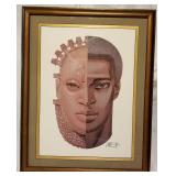 HCC116 Framed African Art Print