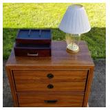 HCC115 Night Stand, Lamp and Electronics Caddy