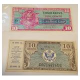 HCC069 Rare Vintage Military Payment Certificates