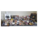 DWT038 Vintage VHS Movies, 45s, LPs & More