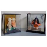 DWT095 Japanese Dolls in Cases