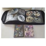 DWT154 Anime DVDs, Huge Binder of Movies & Music