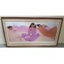 DWT011 Pegge Hopper Lithograph Koa Frame Signed