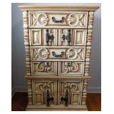 NPT001 Tall Wooden Vintage Chest of Drawers