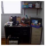NPT008 Desk, File Cabinet, Power Tools and More!