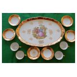 NPT039 Fine German China with 22k Gold Trim