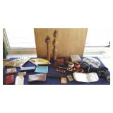 NPT078 Vintage Kokeshi Dolls and Other Vintage Items