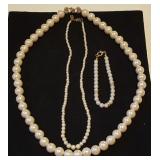 NPT091 Three Pearl Necklaces