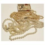 NPT111 Lot of Loose Pearls and Pearl-Like Beads 7 Ounces!