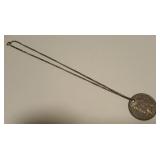 NPT150 1923 US Peace One Dollar Coin Pendant & Chain