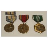 NPT154 Vintage US Army WWII Ribbons & Medal 