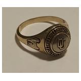 NPT160 Vintage School 10K Gold OU Ring