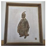 PPM020 Vintage Japan Wood Artwork