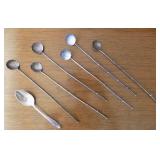 PPM021 Silver Swizzle Sticks and Spoon
