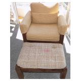 PPM024 Vintage Lounge Chair and Ottoman
