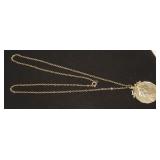 PPM1016 Australia 1977 Silver Jubilee Coin Pendant & Chain