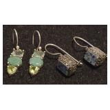 PPM1039 Mosaic Opal & Multi-Gemstone Earrings