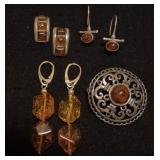 PPM1050 More Beautiful Amber & Sterling Silver Jewelry