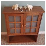 FKT002 Display Cabinet, Signed Porcelain Figurines & More