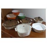 FKT008 Vintage Pyrex Bowls, Corning Ware Dishes & More