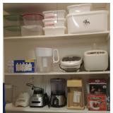 FKT020 Large Assortment of Kitchen Appliances & Plastic Containers