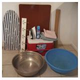 FKT031 Useful Household Items - Iron, Cooler, Table & More