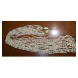 FKT036 Exquisite Eight-Strand Shell Lei with Cowry Shells