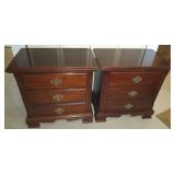 FKT051 Pair of Solid Wood Night Stands