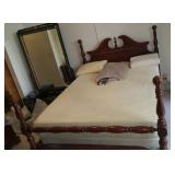 FKT054 Queen Size Bed, Headboard, Mattress 