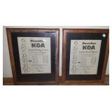 KET048 Four 11" x 14" Koa Frames New in Package