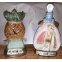 KET042 1971 Hawaii Aloha  & 1972 Hawaiian Open Jim Beam Decanters