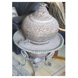 EKT005 Exquisite Egyptian Brass Incense Burner & Stand