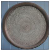 EKT006 Large Vintage Egyptian Brass Plate Wall Hanging