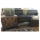 EKT032 Vanity Chair & Unusual Decorative Chests